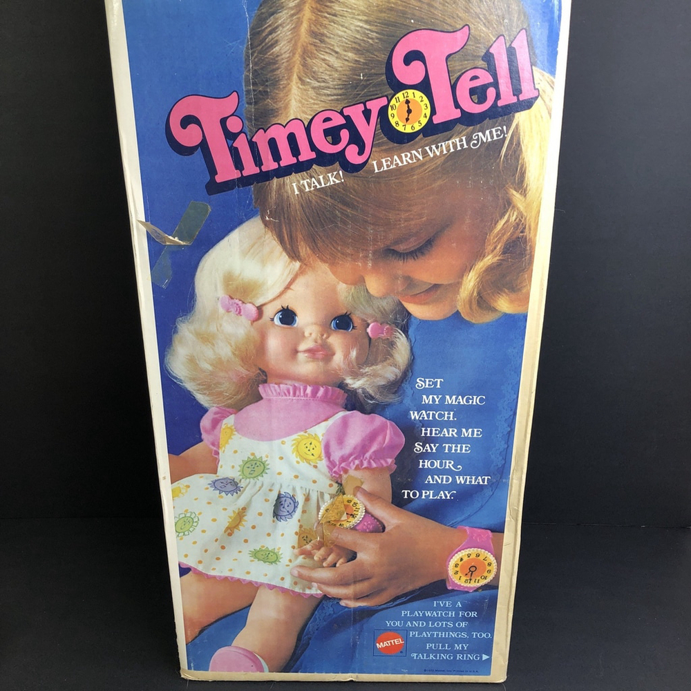 Vintage 1964/1970 Mattel Timey Tell Doll * Not In Working Condition * Read MX - Picture 7 of 15